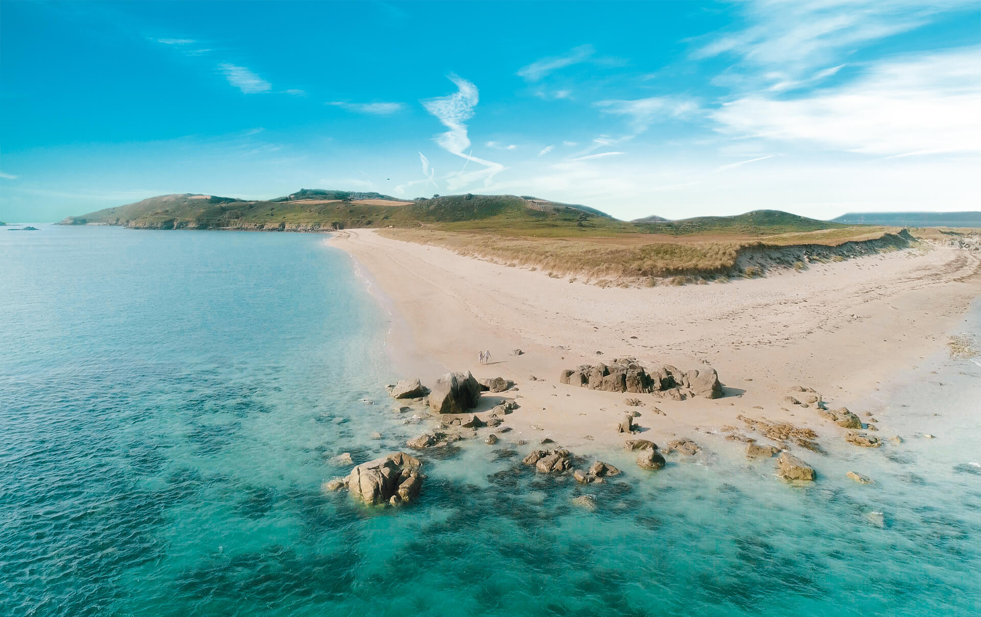 Shell Beach in Herm, the Islands of Guernsey