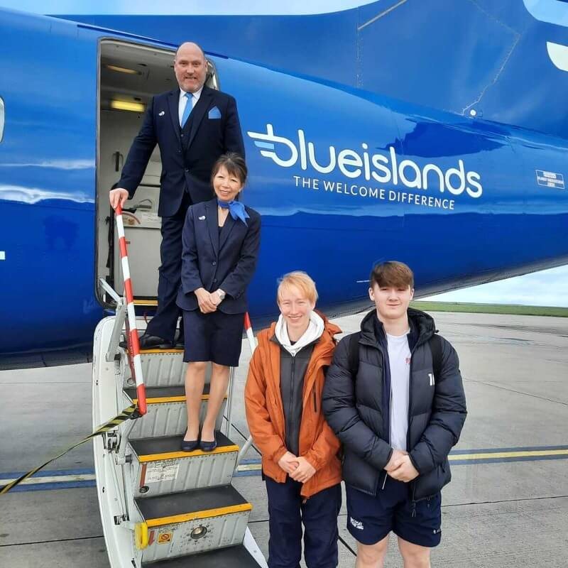 Amice Anderson flight funding