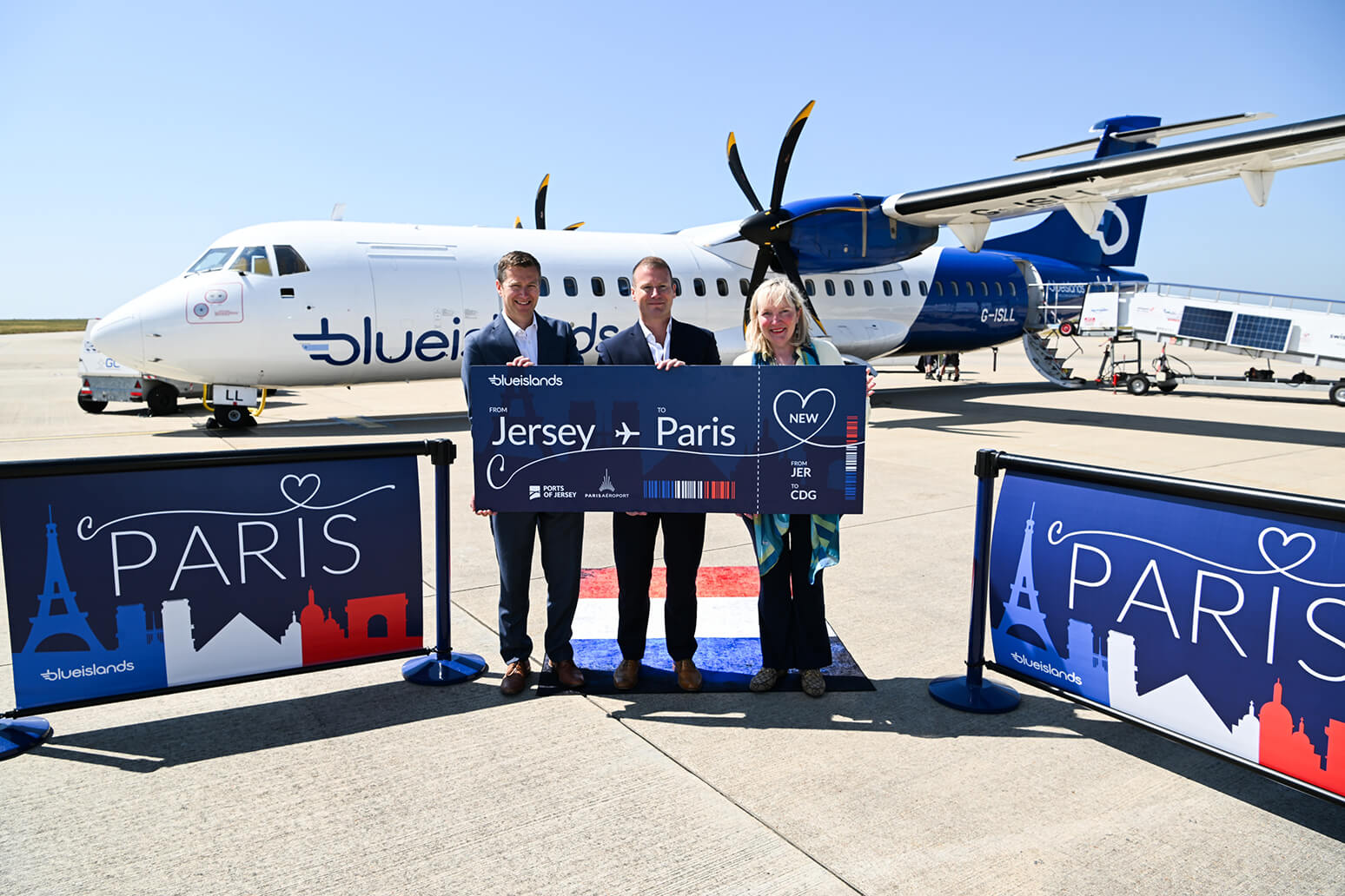 Jersey - Paris flights launch