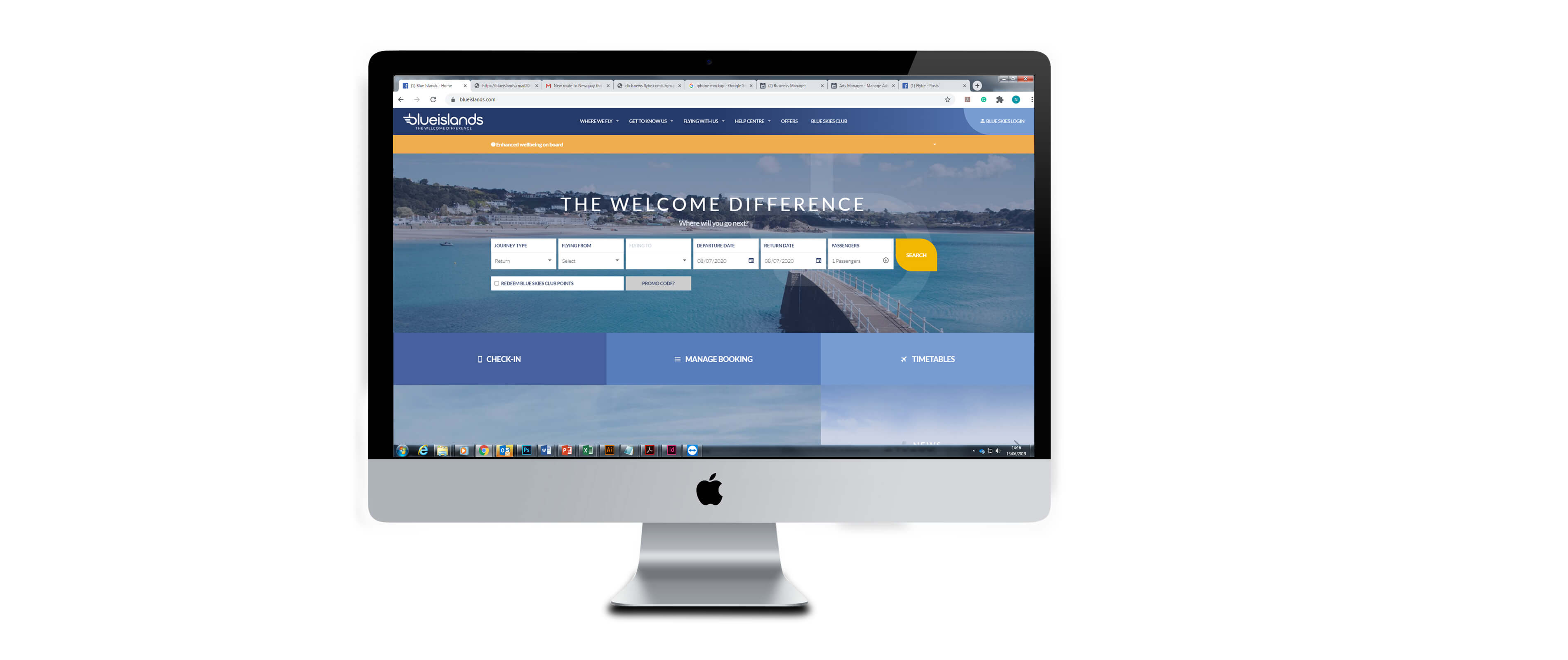 Blue Islands Website