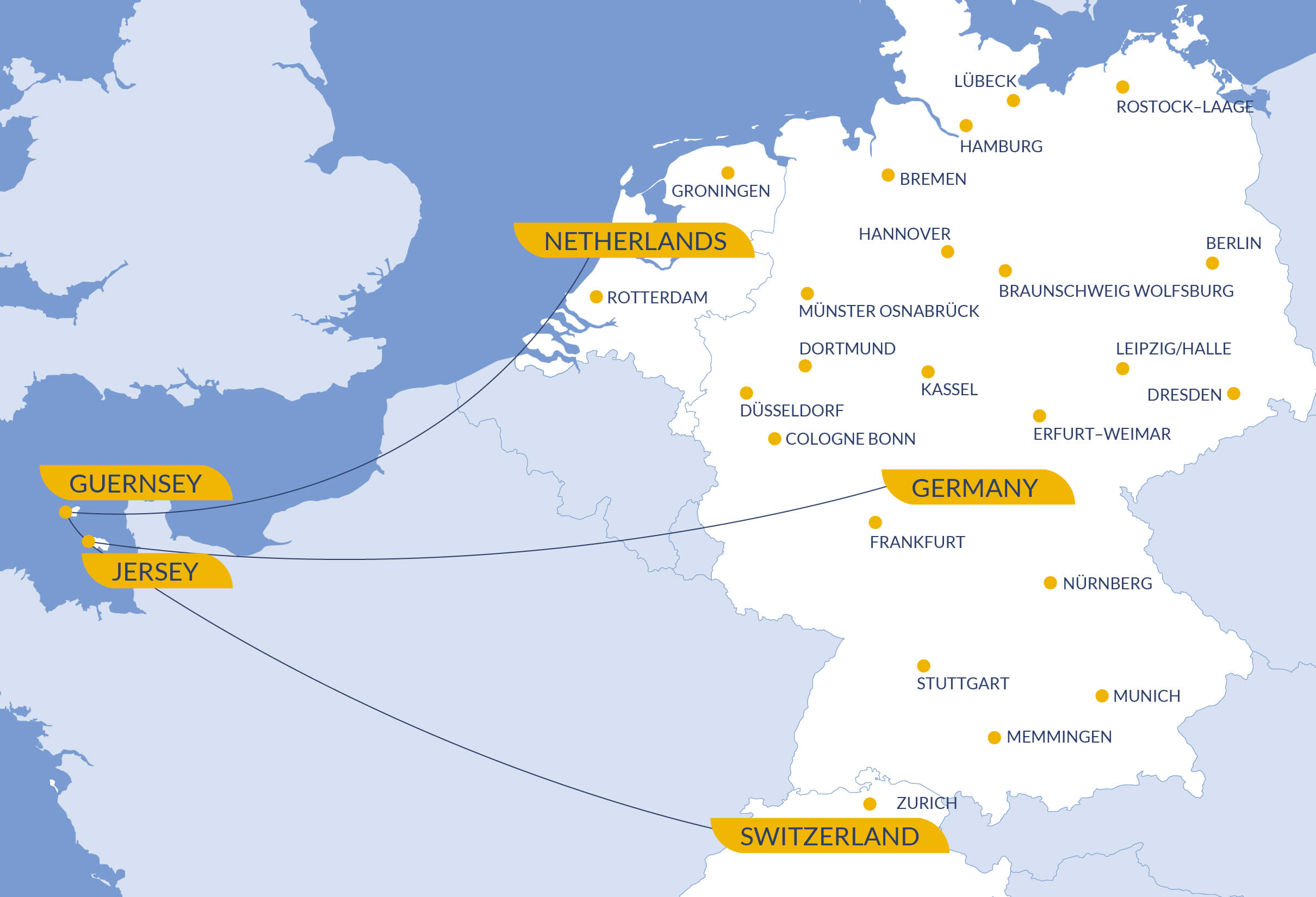 Blue Islands European charter programme