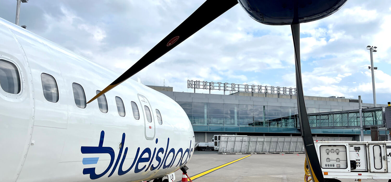 Blue Islands aircraft in Germany