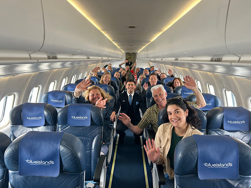 Freedom to fly on board